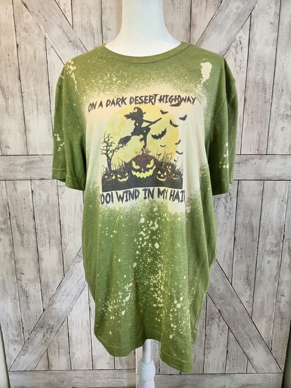 Bella Canvas Olive Green Halloween Graphic Tee
